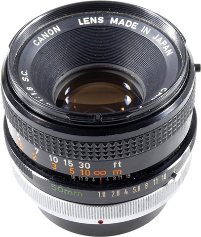 Canon flexRP/R 50mm 1:1.8 (ジャンク品） Canon 50mm F/1.8 FD Mount Lens {52}
